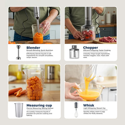 MiniBlend Pro 4-in-1 Hand Blender Set